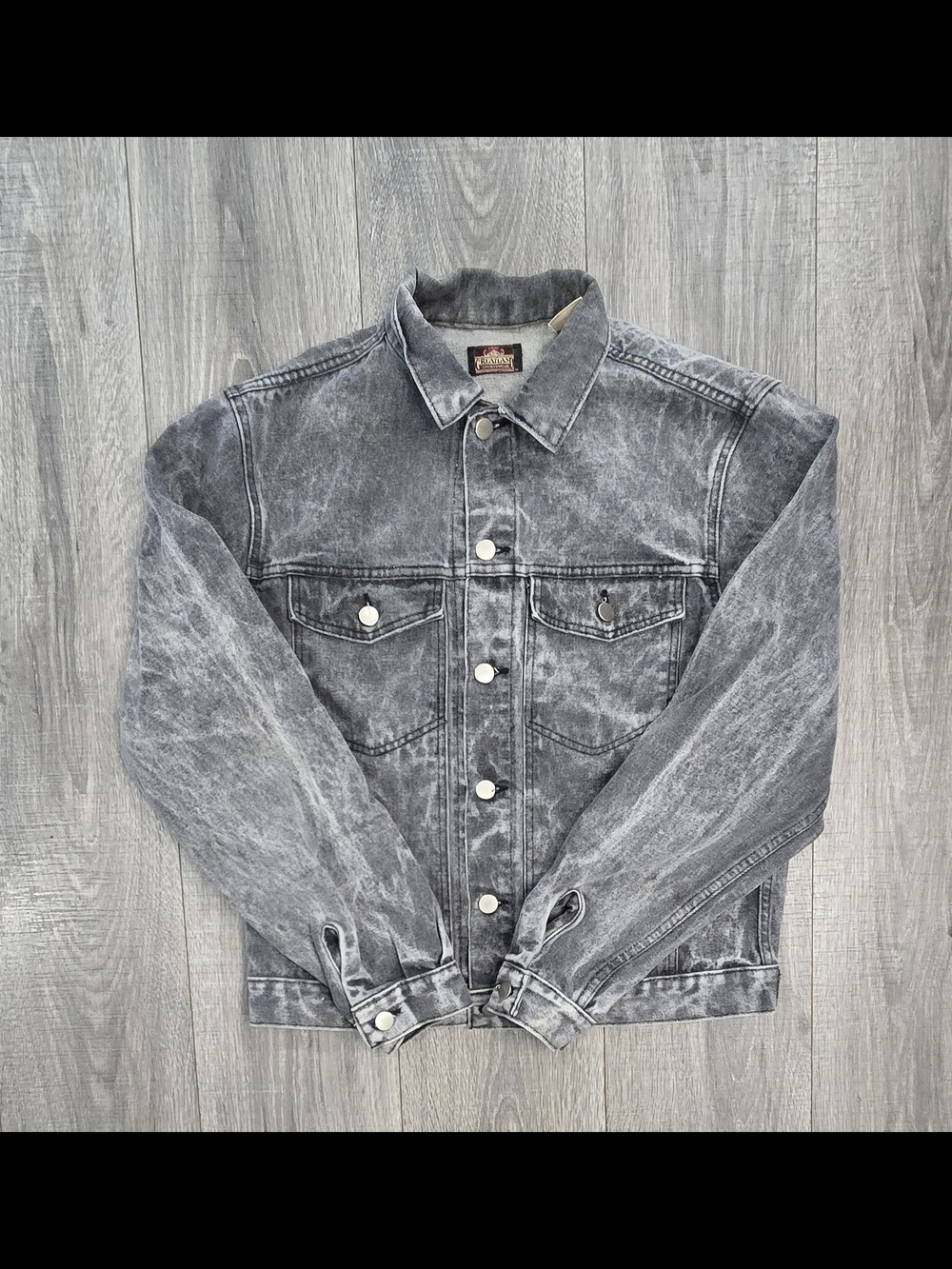 “Vintage late 80s/ 90s GREATLAND SPORTWEAR acid denim jacket, Made in USA.#393
